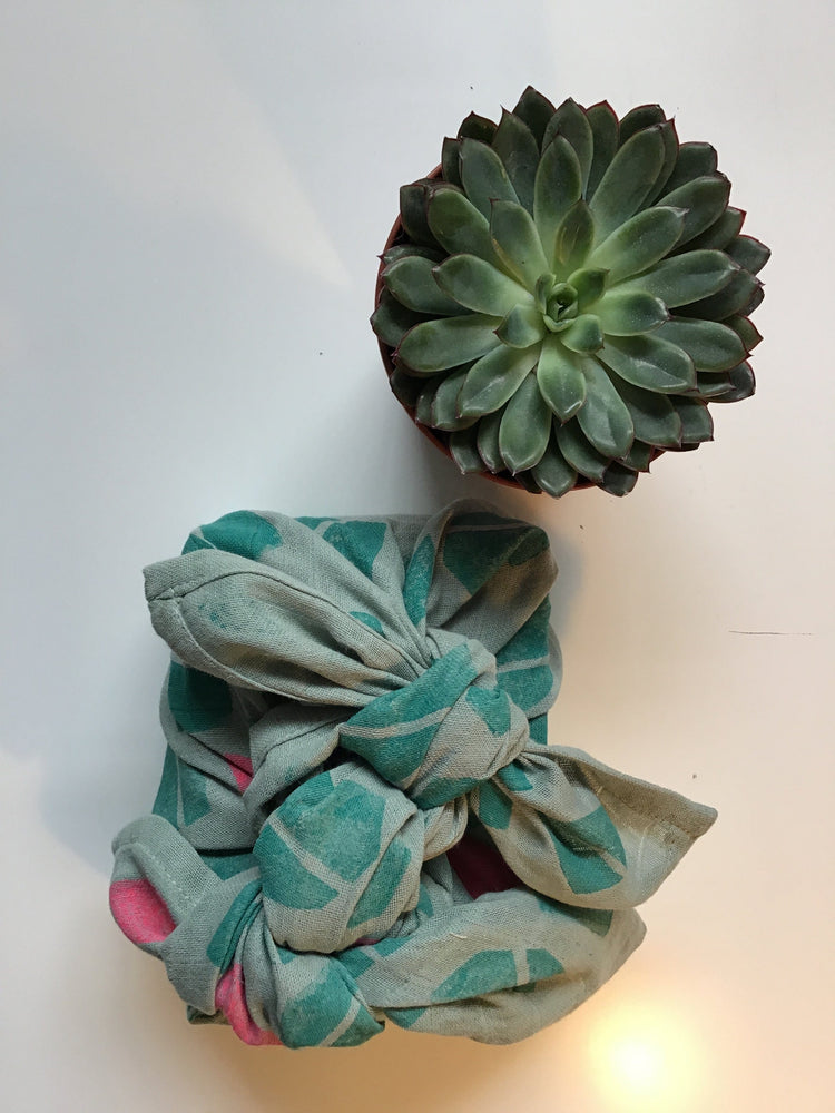 Block Print A Furoshiki Wrapping Cloth at Irish Pop Up Collective @ Royal Marine Hotel Dun Laoighre on Sunday 10th December 12:30-1:30