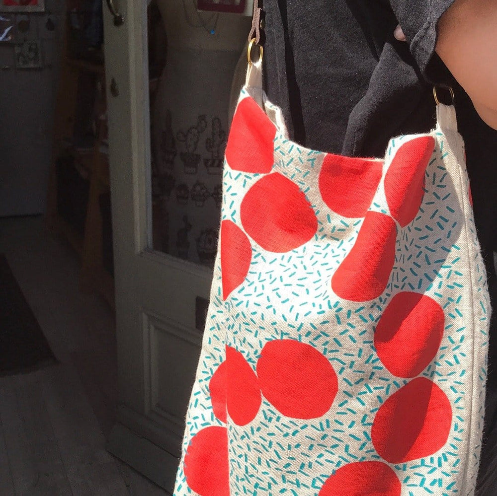 Slouchy Irish Linen Shoulder Bag